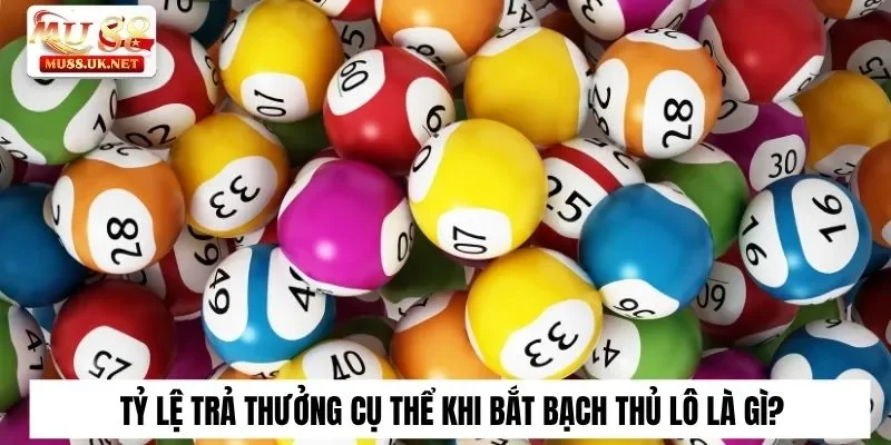 Tỷ lệ trả thưởng cụ thể khi bắt bạch thủ lô là gì?